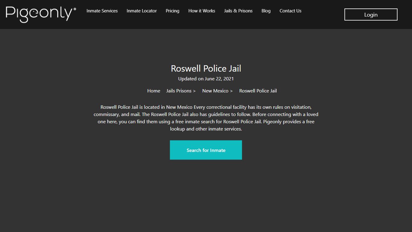 Roswell Police Jail Inmate Search | New Mexico